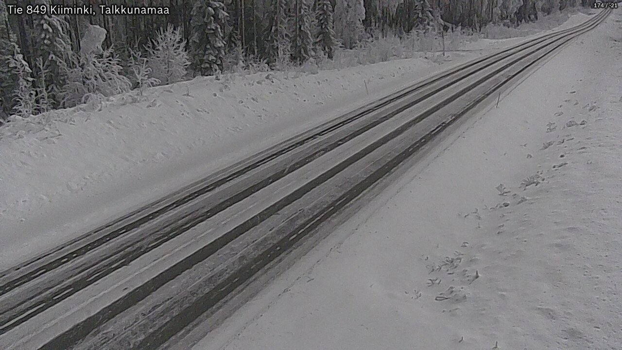 Kelikamerat Kuva Tie 849 Kiiminki, Talkkunamaa, Oulu, Pohjois-Pohjanmaa