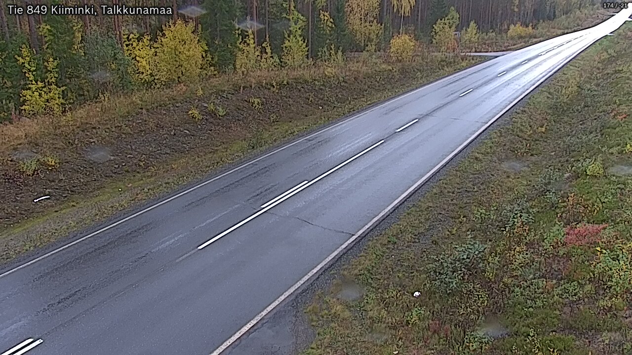Kelikamerat Kuva Tie 849 Kiiminki, Talkkunamaa, Oulu, Pohjois-Pohjanmaa