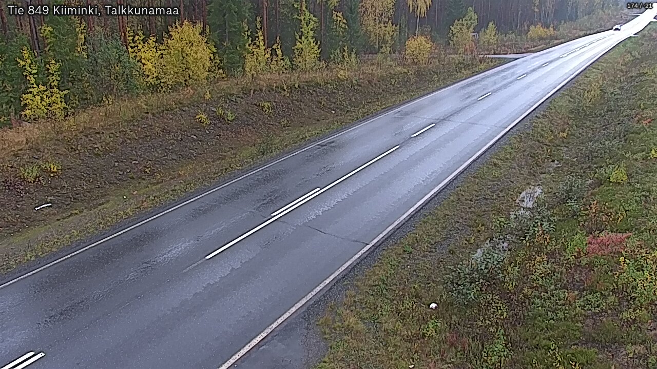 Kelikamerat Kuva Tie 849 Kiiminki, Talkkunamaa, Oulu, Pohjois-Pohjanmaa