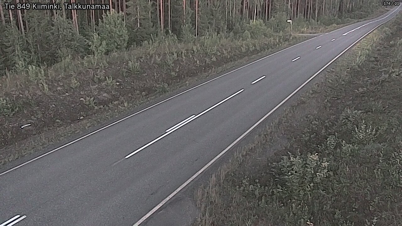 Kelikamerat Kuva Tie 849 Kiiminki, Talkkunamaa, Oulu, Pohjois-Pohjanmaa
