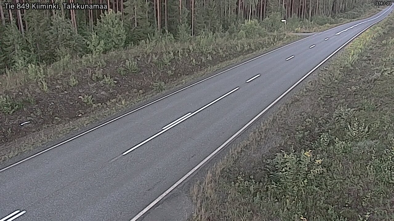 Kelikamerat Kuva Tie 849 Kiiminki, Talkkunamaa, Oulu, Pohjois-Pohjanmaa