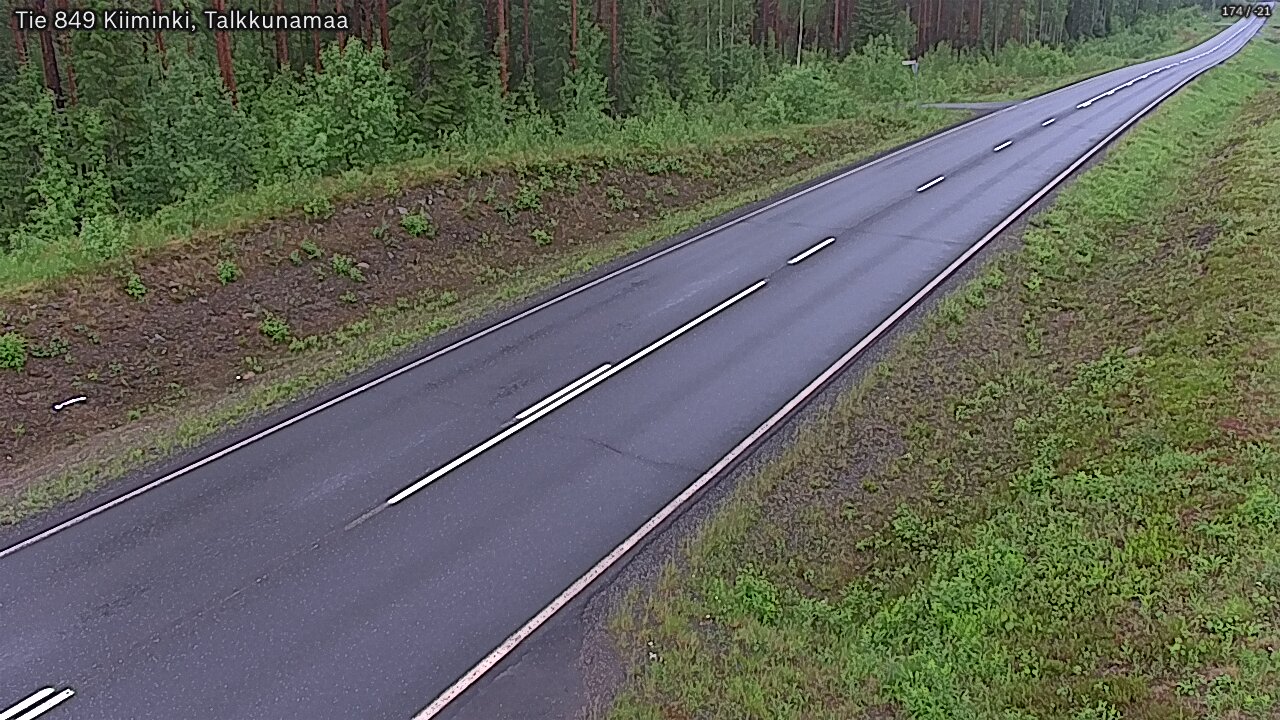 Kelikamerat Kuva Tie 849 Kiiminki, Talkkunamaa, Oulu, Pohjois-Pohjanmaa