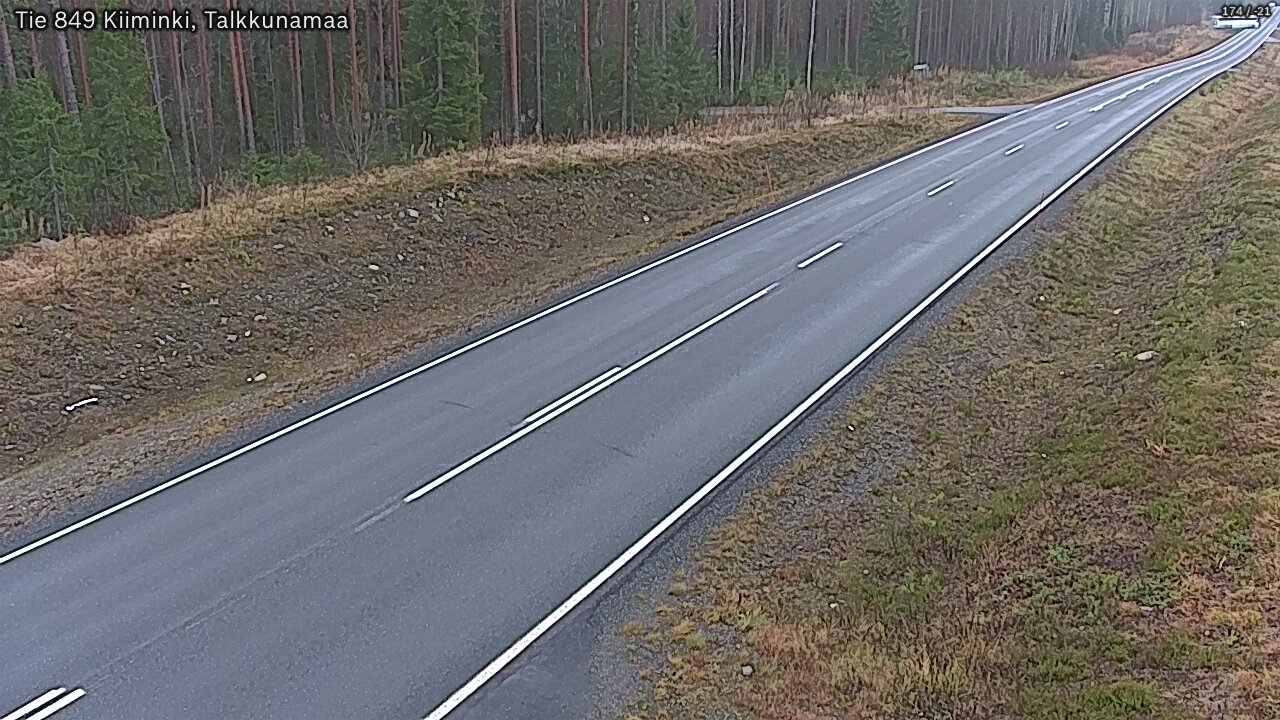 Kelikamerat Kuva Tie 849 Kiiminki, Talkkunamaa, Oulu, Pohjois-Pohjanmaa