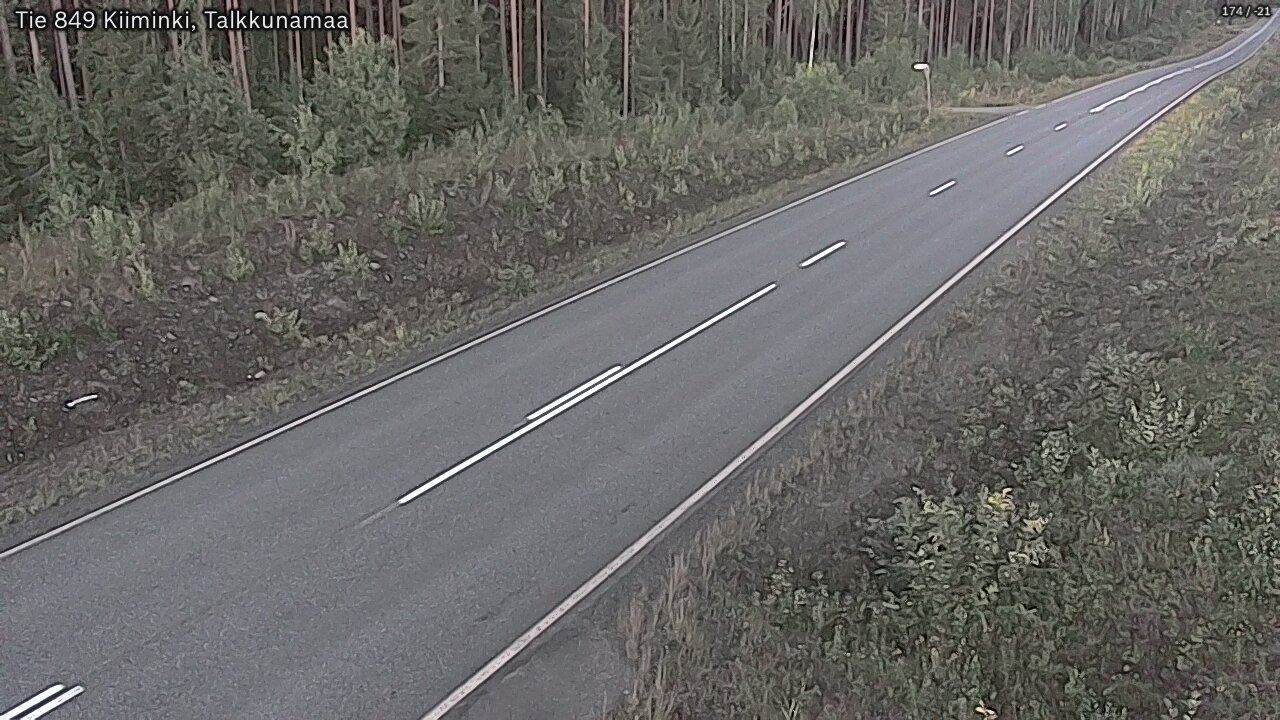 Kelikamerat Kuva Tie 849 Kiiminki, Talkkunamaa, Oulu, Pohjois-Pohjanmaa
