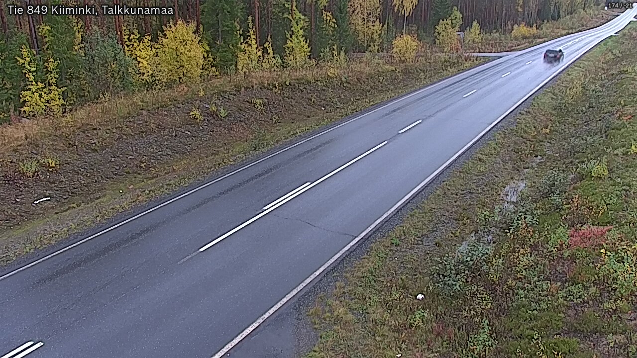 Kelikamerat Kuva Tie 849 Kiiminki, Talkkunamaa, Oulu, Pohjois-Pohjanmaa