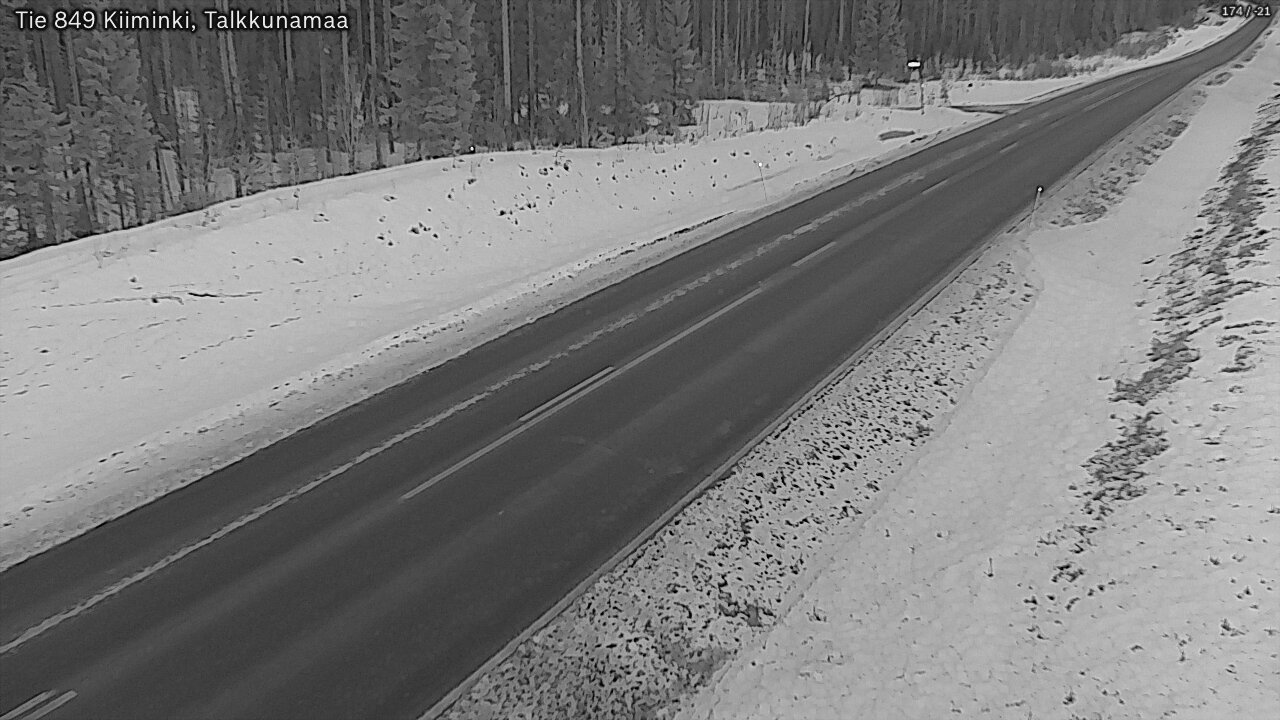 Kelikamerat Kuva Tie 849 Kiiminki, Talkkunamaa, Oulu, Pohjois-Pohjanmaa