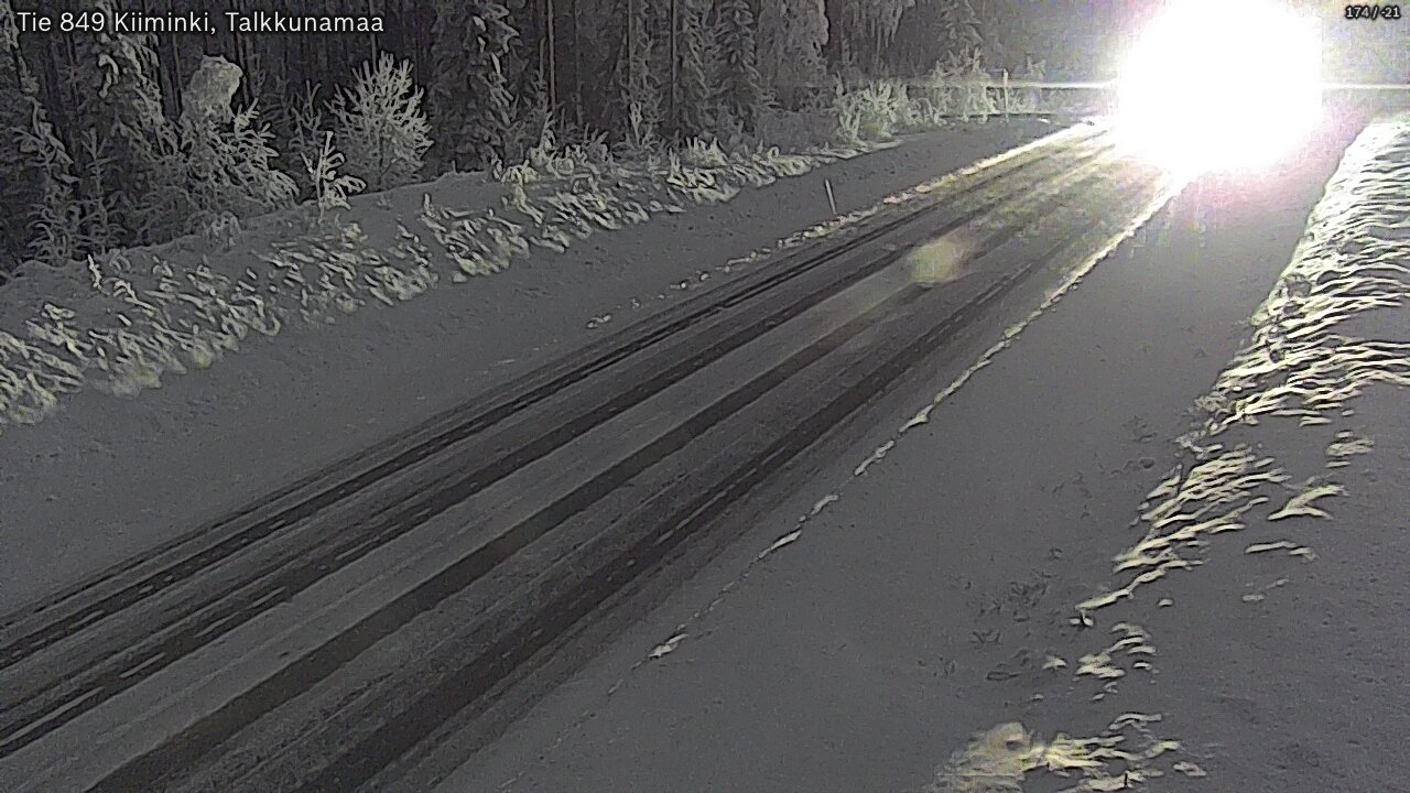 Kelikamerat Kuva Tie 849 Kiiminki, Talkkunamaa, Oulu, Pohjois-Pohjanmaa