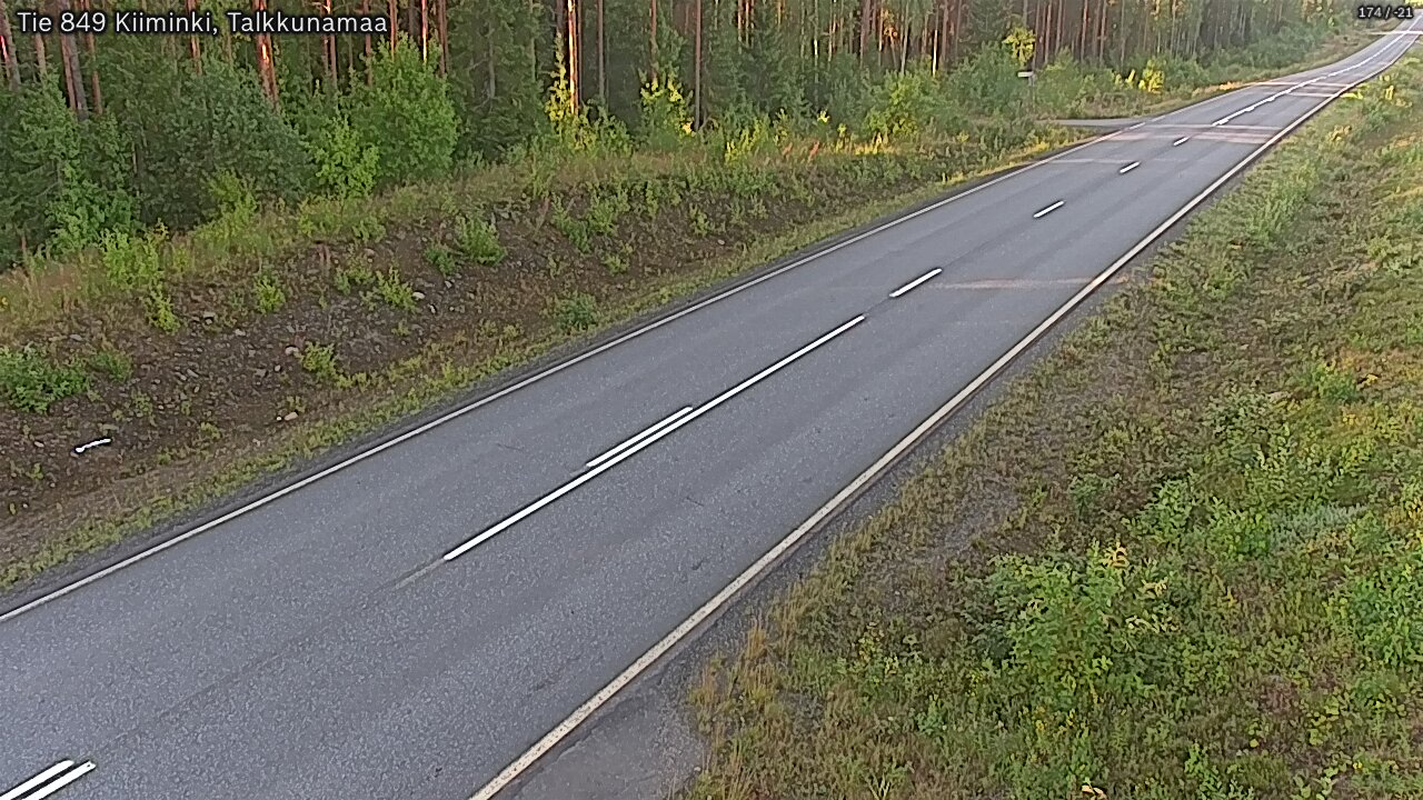 Weather Camera Image Road 849 Kiiminki, Talkkunamaa, Oulu, Pohjois-Pohjanmaa