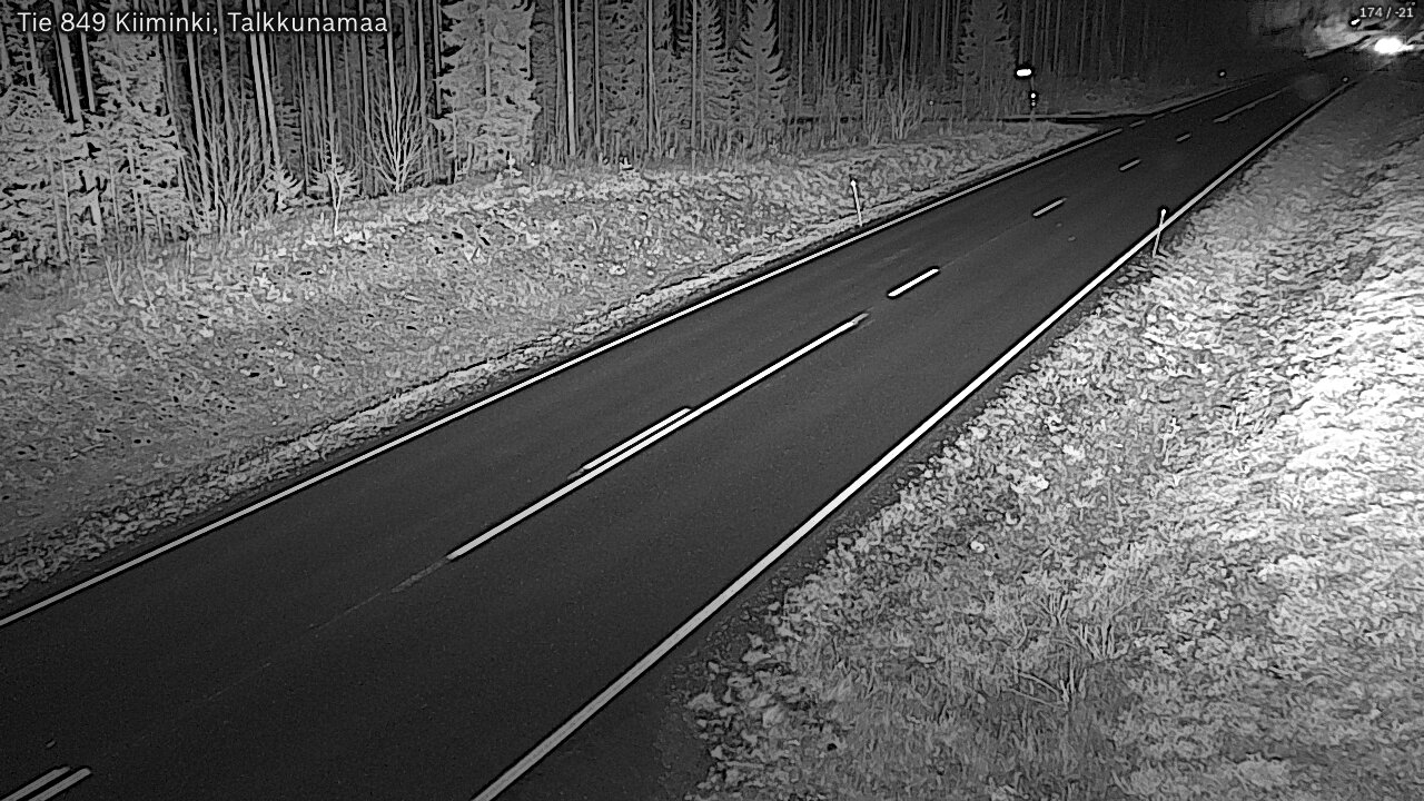 Kelikamerat Kuva Tie 849 Kiiminki, Talkkunamaa, Oulu, Pohjois-Pohjanmaa