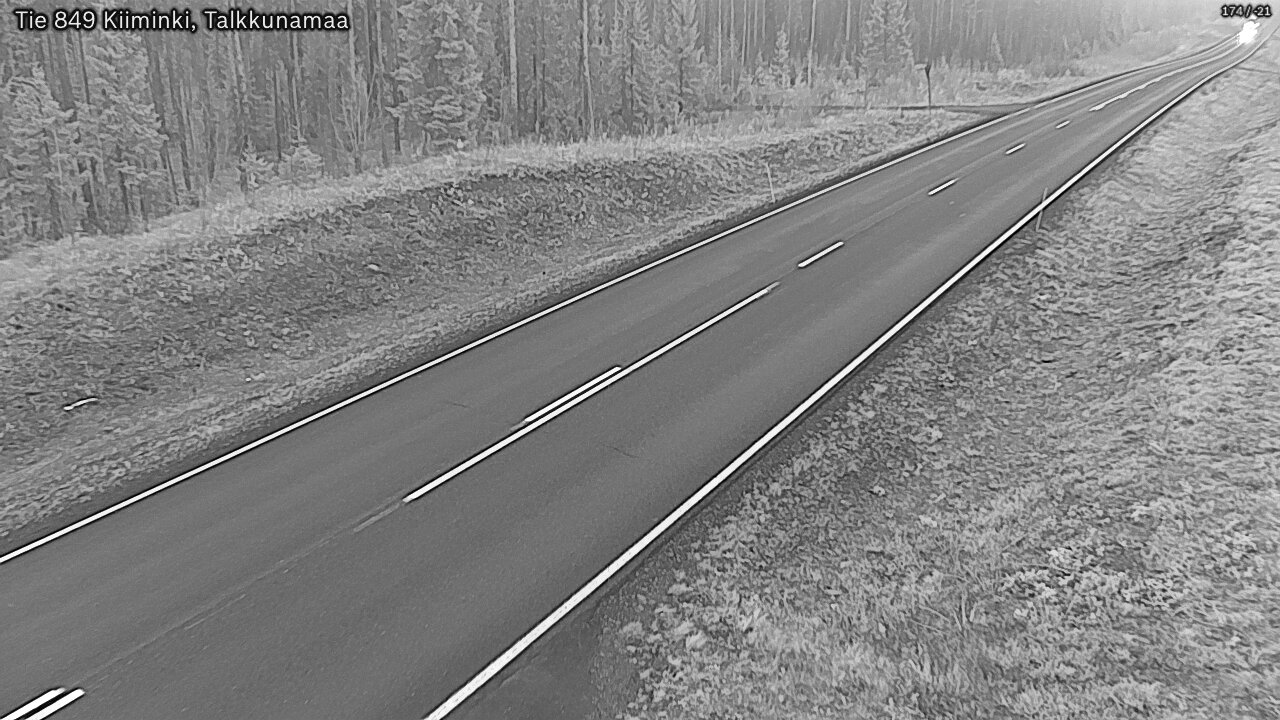 Kelikamerat Kuva Tie 849 Kiiminki, Talkkunamaa, Oulu, Pohjois-Pohjanmaa