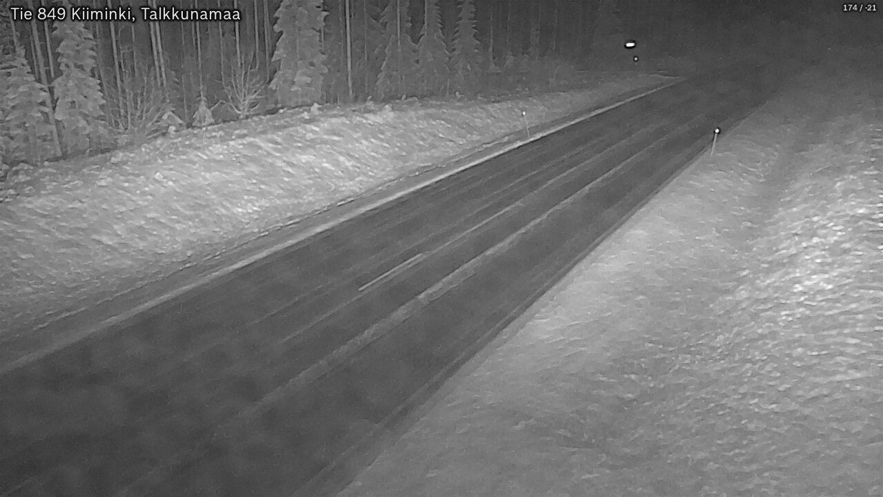 Kelikamerat Kuva Tie 849 Kiiminki, Talkkunamaa, Oulu, Pohjois-Pohjanmaa