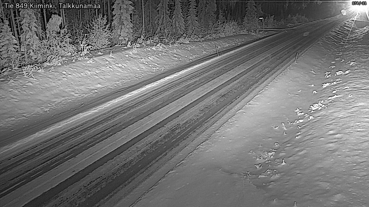 Kelikamerat Kuva Tie 849 Kiiminki, Talkkunamaa, Oulu, Pohjois-Pohjanmaa