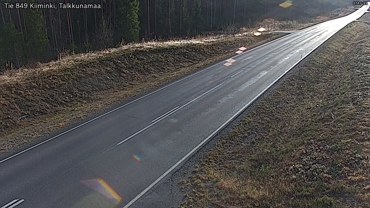 Kelikamerat Kuva Tie 849 Kiiminki, Talkkunamaa, Oulu, Pohjois-Pohjanmaa