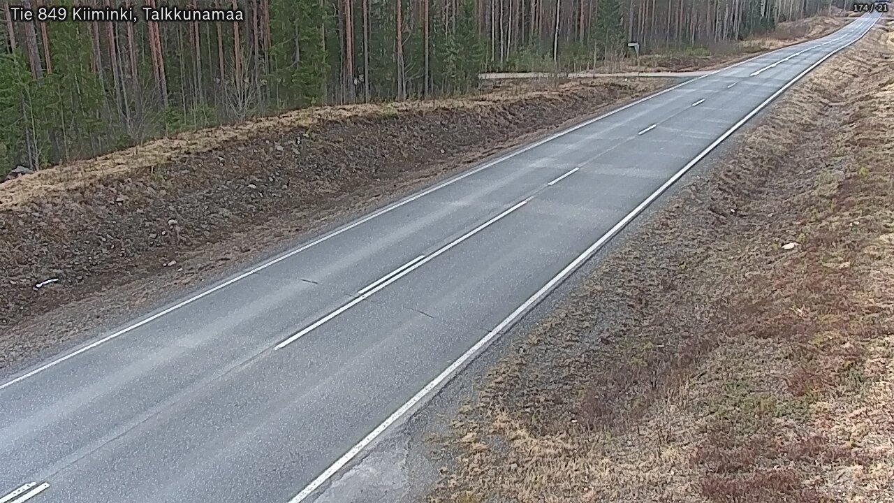 Kelikamerat Kuva Tie 849 Kiiminki, Talkkunamaa, Oulu, Pohjois-Pohjanmaa