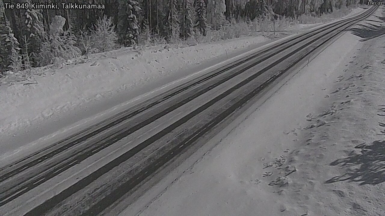 Kelikamerat Kuva Tie 849 Kiiminki, Talkkunamaa, Oulu, Pohjois-Pohjanmaa