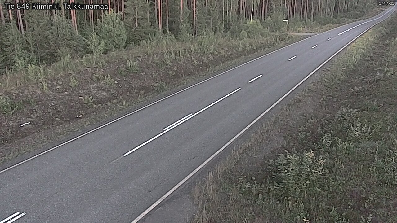 Kelikamerat Kuva Tie 849 Kiiminki, Talkkunamaa, Oulu, Pohjois-Pohjanmaa