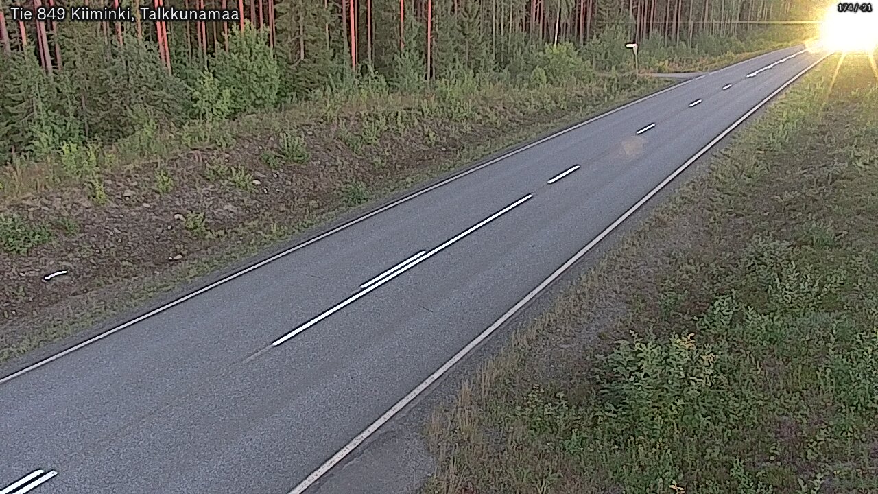 Kelikamerat Kuva Tie 849 Kiiminki, Talkkunamaa, Oulu, Pohjois-Pohjanmaa