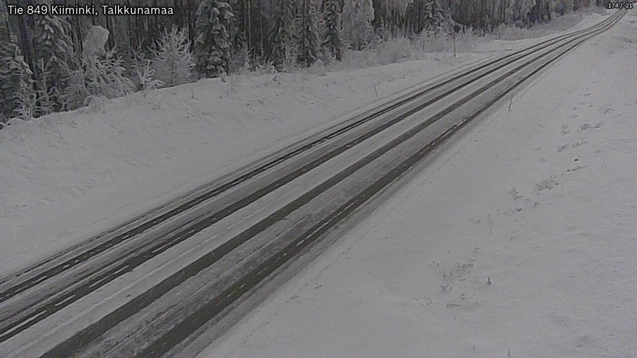 Kelikamerat Kuva Tie 849 Kiiminki, Talkkunamaa, Oulu, Pohjois-Pohjanmaa