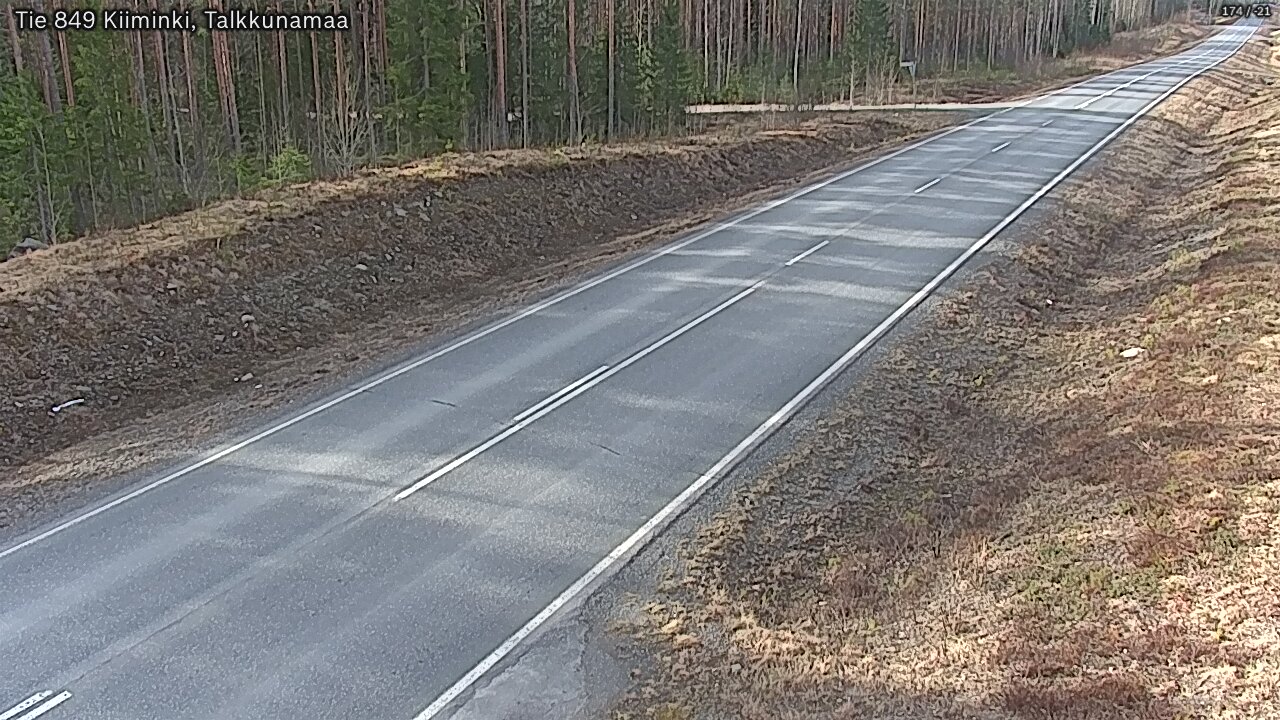 Kelikamerat Kuva Tie 849 Kiiminki, Talkkunamaa, Oulu, Pohjois-Pohjanmaa