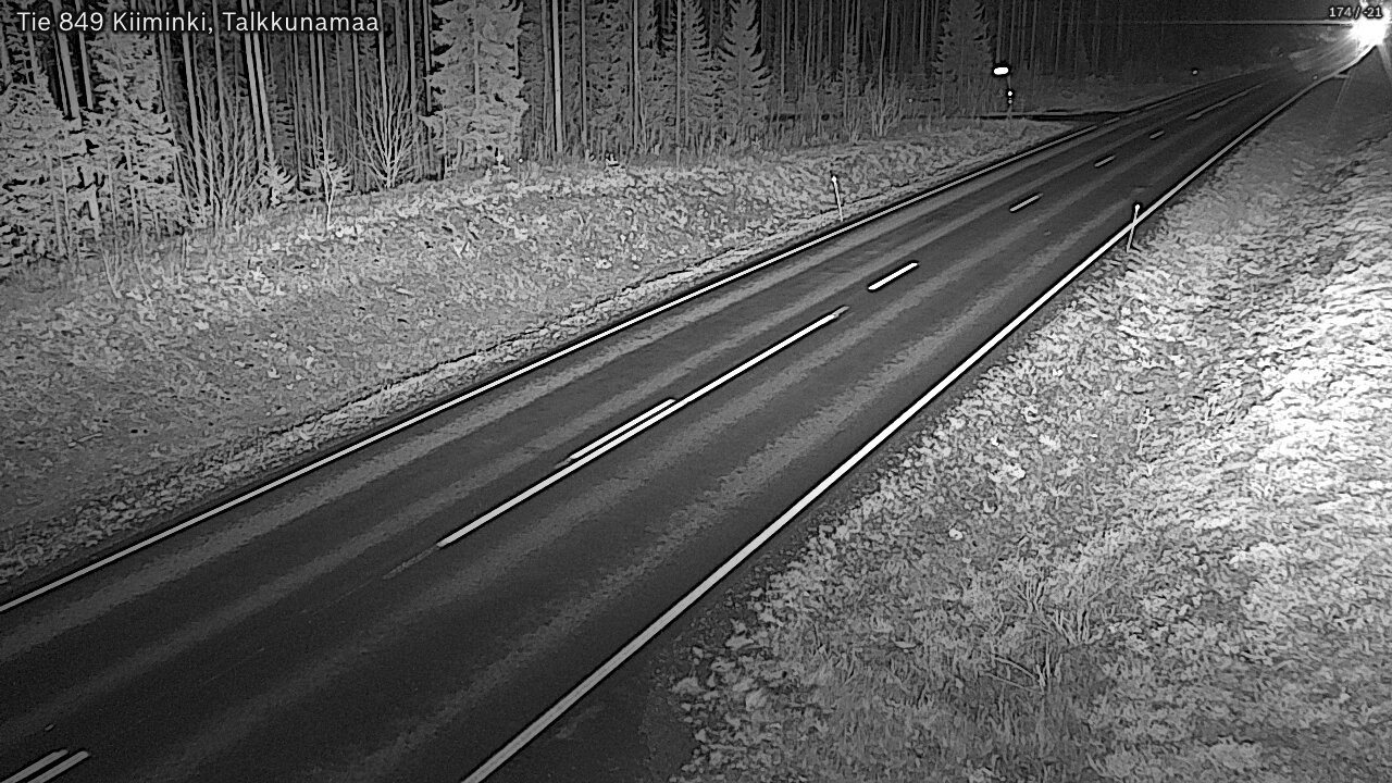 Kelikamerat Kuva Tie 849 Kiiminki, Talkkunamaa, Oulu, Pohjois-Pohjanmaa