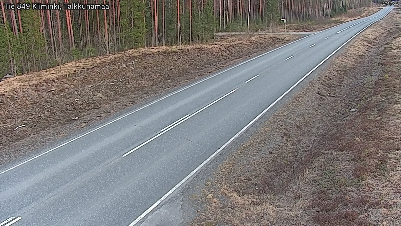 Kelikamerat Kuva Tie 849 Kiiminki, Talkkunamaa, Oulu, Pohjois-Pohjanmaa