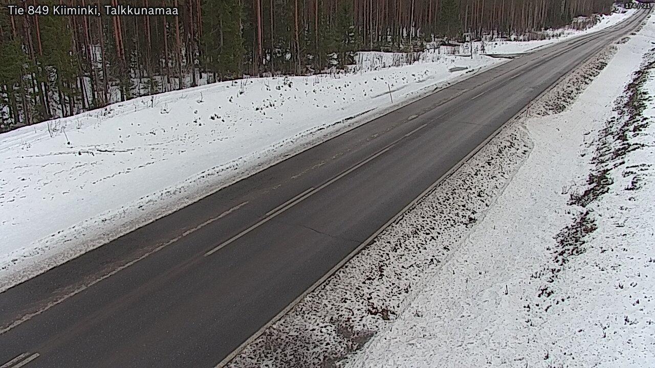 Kelikamerat Kuva Tie 849 Kiiminki, Talkkunamaa, Oulu, Pohjois-Pohjanmaa