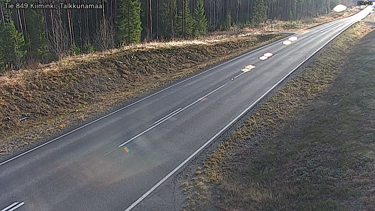 Kelikamerat Kuva Tie 849 Kiiminki, Talkkunamaa, Oulu, Pohjois-Pohjanmaa