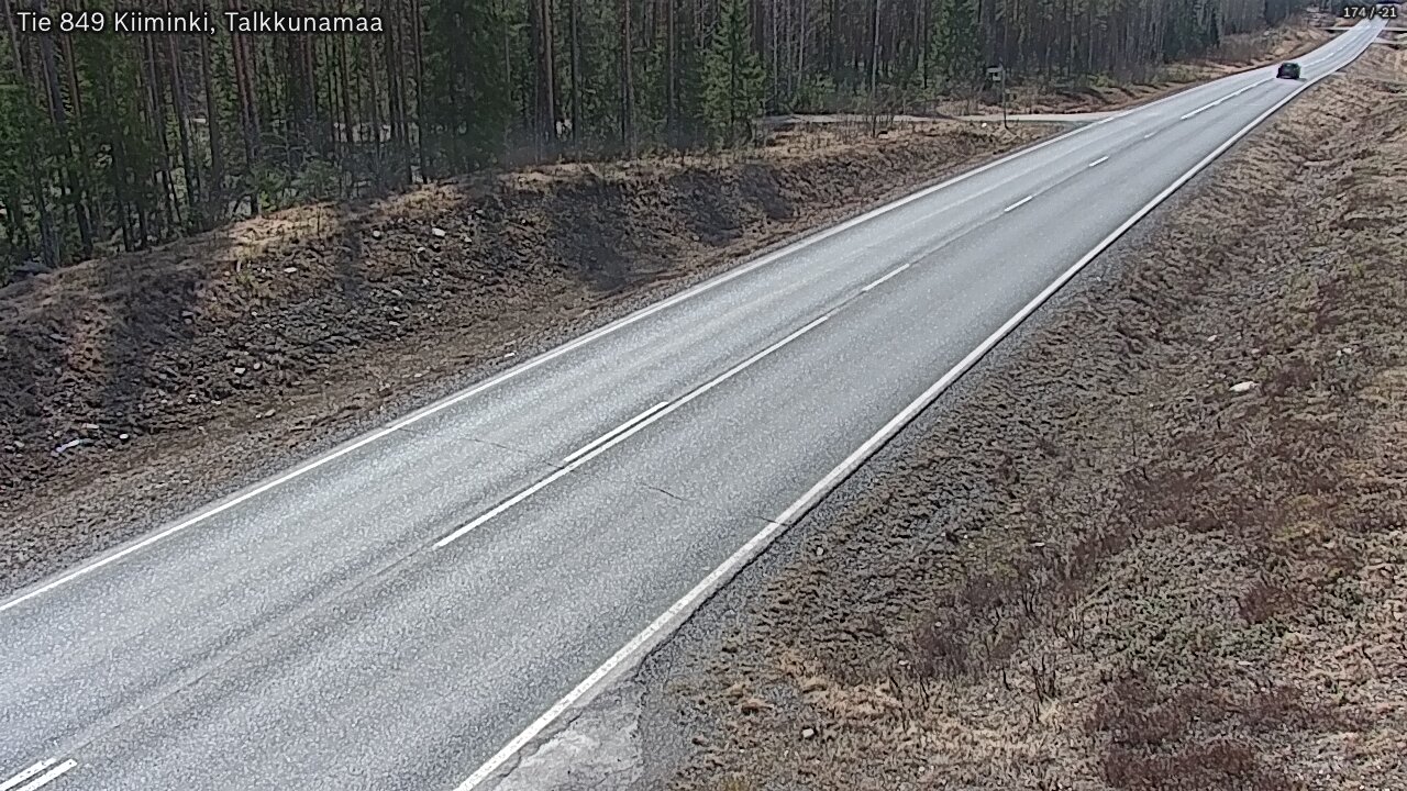 Kelikamerat Kuva Tie 849 Kiiminki, Talkkunamaa, Oulu, Pohjois-Pohjanmaa