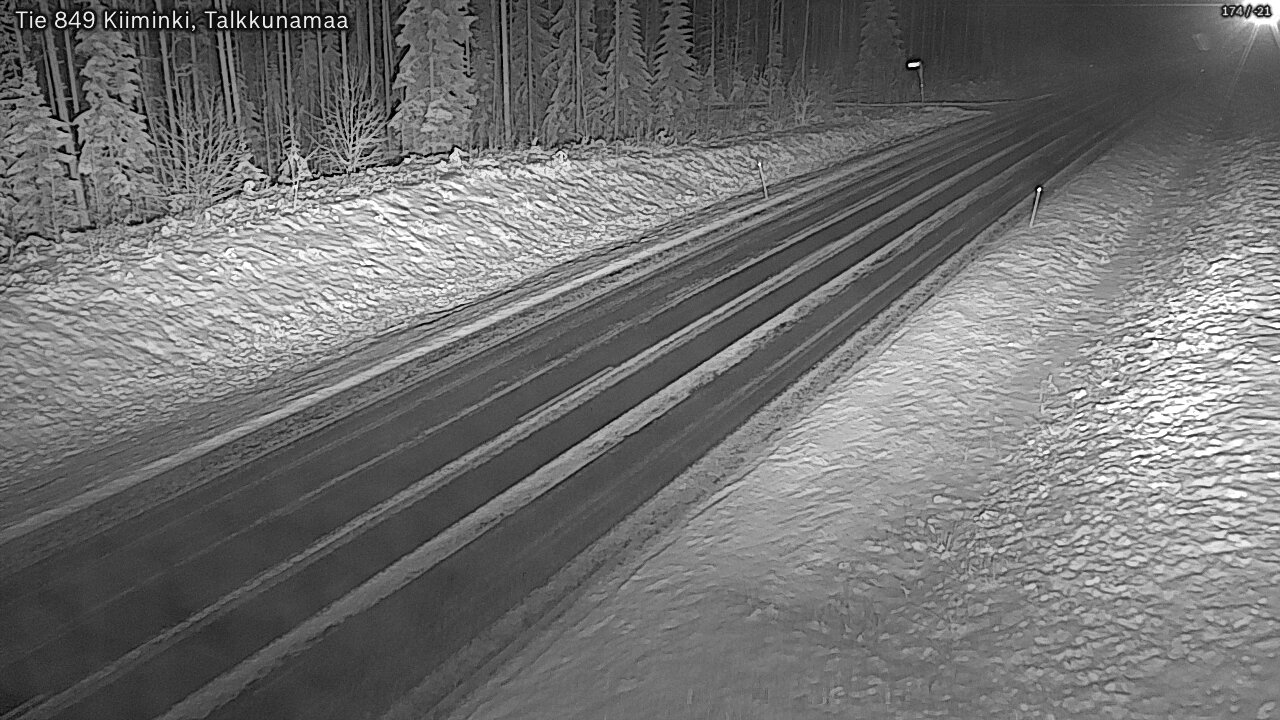 Kelikamerat Kuva Tie 849 Kiiminki, Talkkunamaa, Oulu, Pohjois-Pohjanmaa