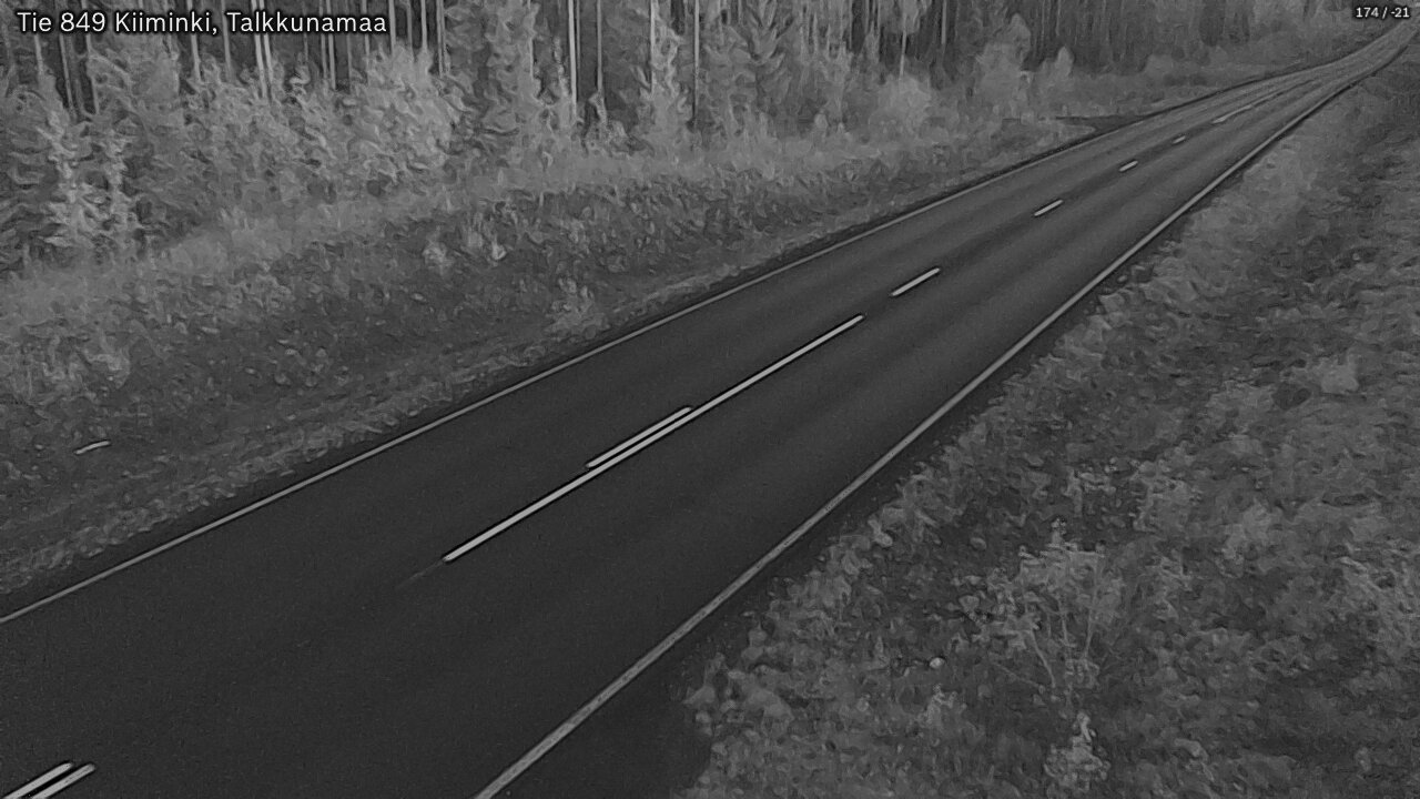 Kelikamerat Kuva Tie 849 Kiiminki, Talkkunamaa, Oulu, Pohjois-Pohjanmaa