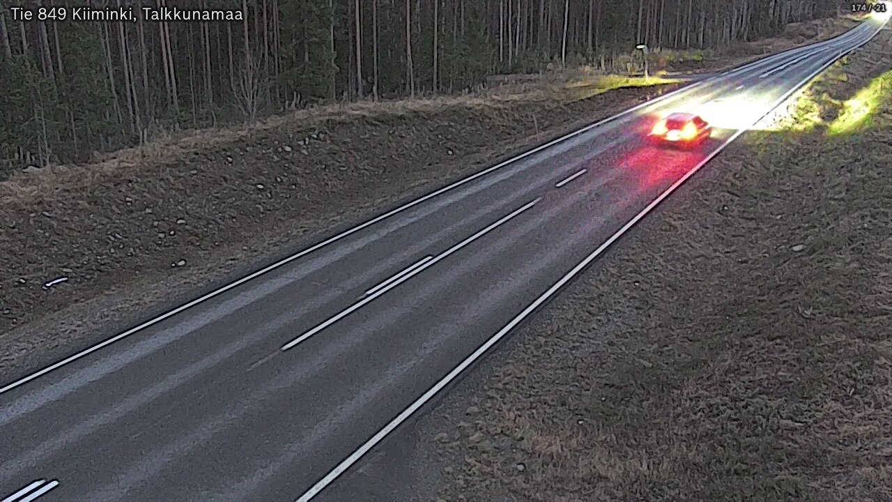 Kelikamerat Kuva Tie 849 Kiiminki, Talkkunamaa, Oulu, Pohjois-Pohjanmaa