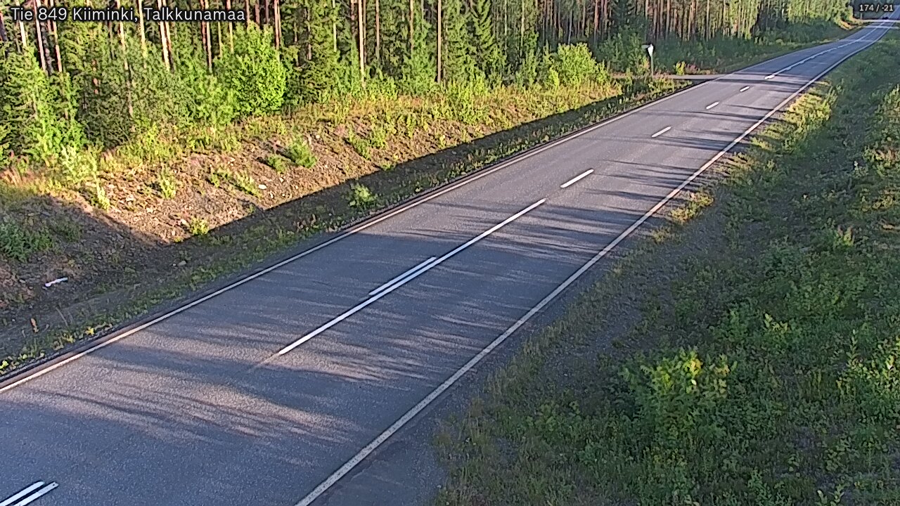 Kelikamerat Kuva Tie 849 Kiiminki, Talkkunamaa, Oulu, Pohjois-Pohjanmaa