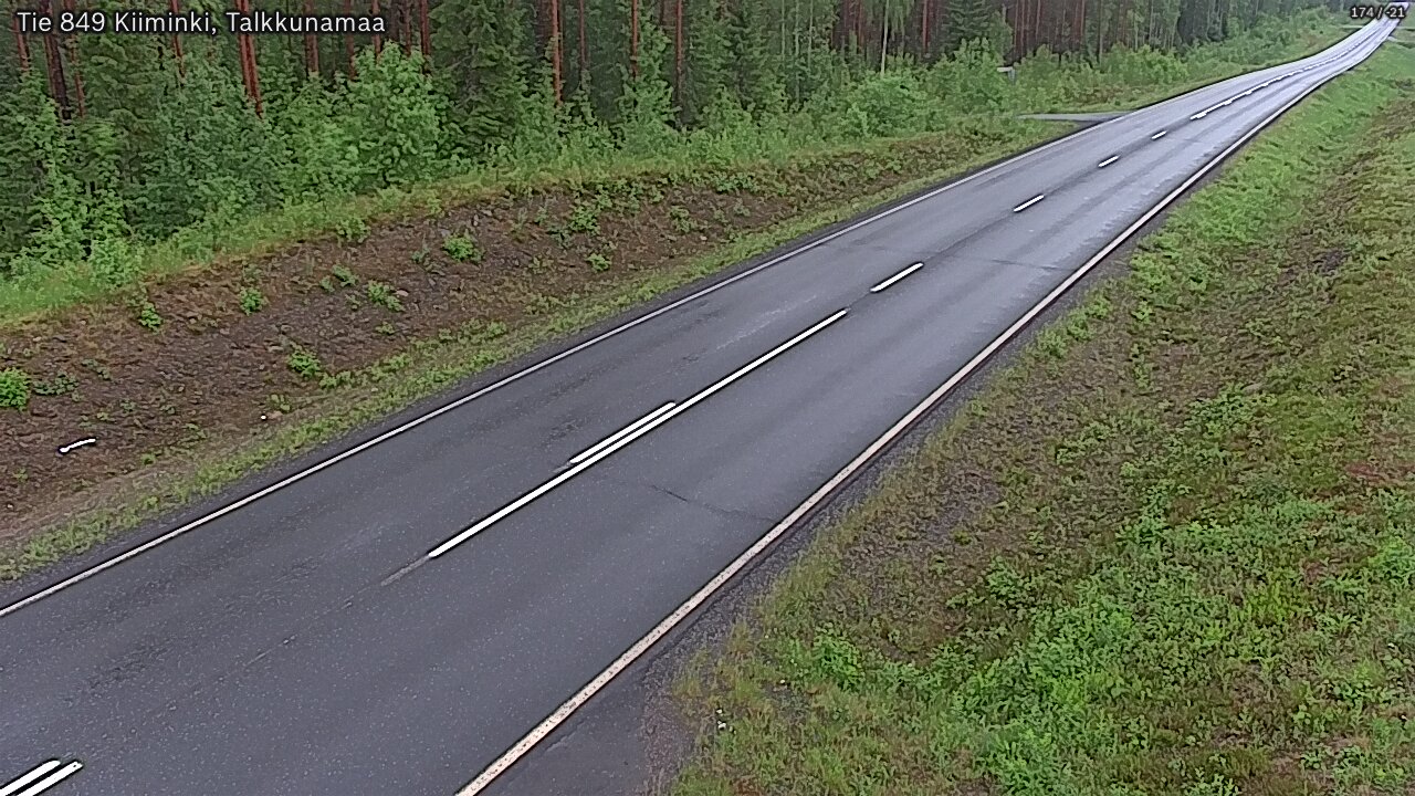 Kelikamerat Kuva Tie 849 Kiiminki, Talkkunamaa, Oulu, Pohjois-Pohjanmaa