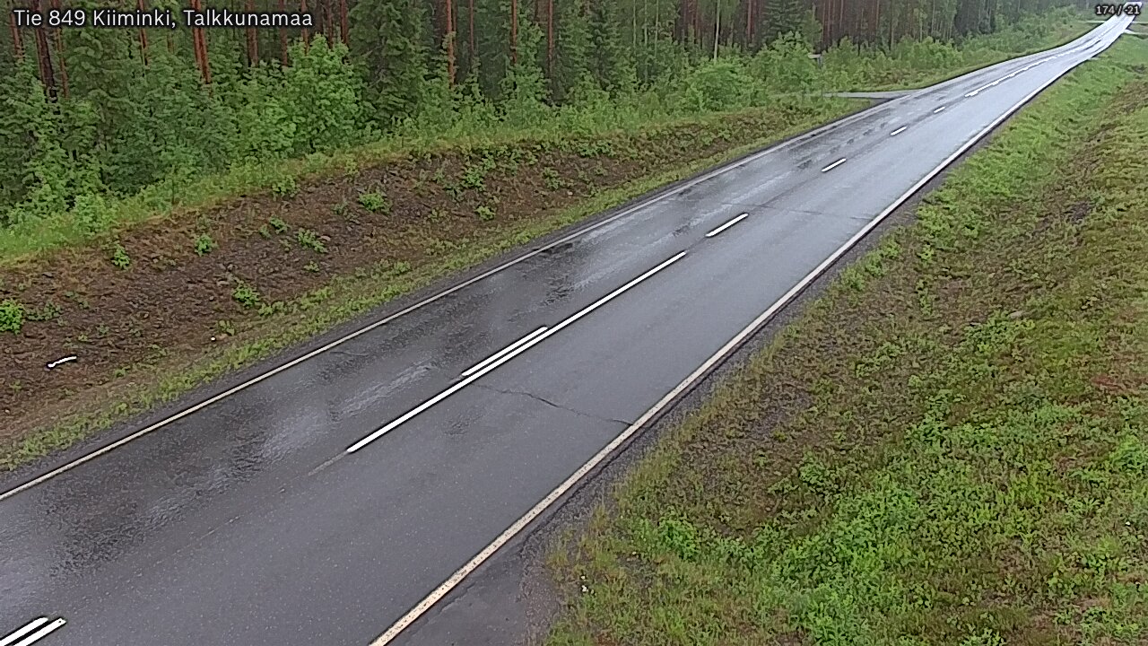 Kelikamerat Kuva Tie 849 Kiiminki, Talkkunamaa, Oulu, Pohjois-Pohjanmaa