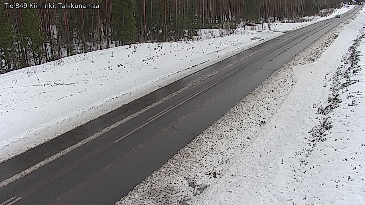 Kelikamerat Kuva Tie 849 Kiiminki, Talkkunamaa, Oulu, Pohjois-Pohjanmaa