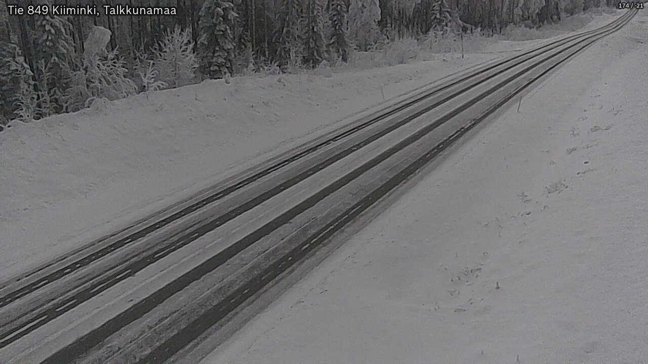 Kelikamerat Kuva Tie 849 Kiiminki, Talkkunamaa, Oulu, Pohjois-Pohjanmaa