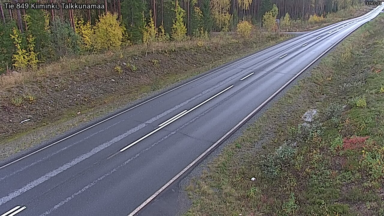 Kelikamerat Kuva Tie 849 Kiiminki, Talkkunamaa, Oulu, Pohjois-Pohjanmaa