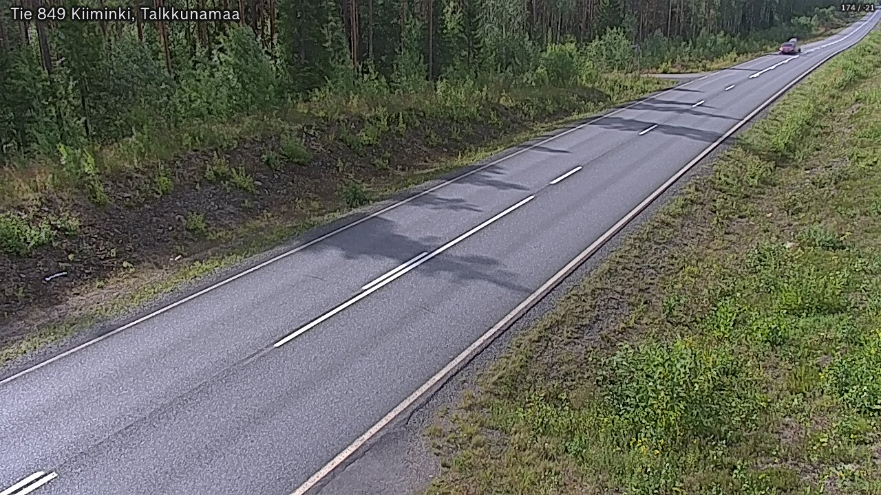 Weather Camera Image Road 849 Kiiminki, Talkkunamaa, Oulu, Pohjois-Pohjanmaa