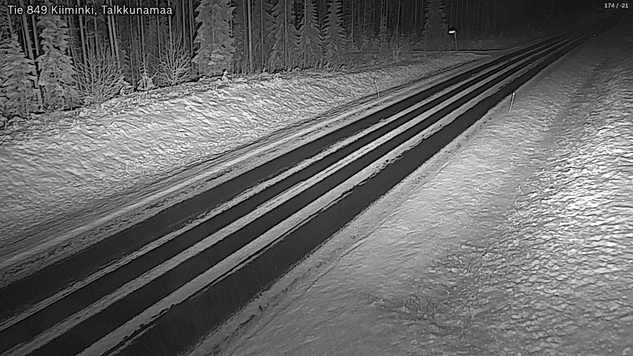 Kelikamerat Kuva Tie 849 Kiiminki, Talkkunamaa, Oulu, Pohjois-Pohjanmaa