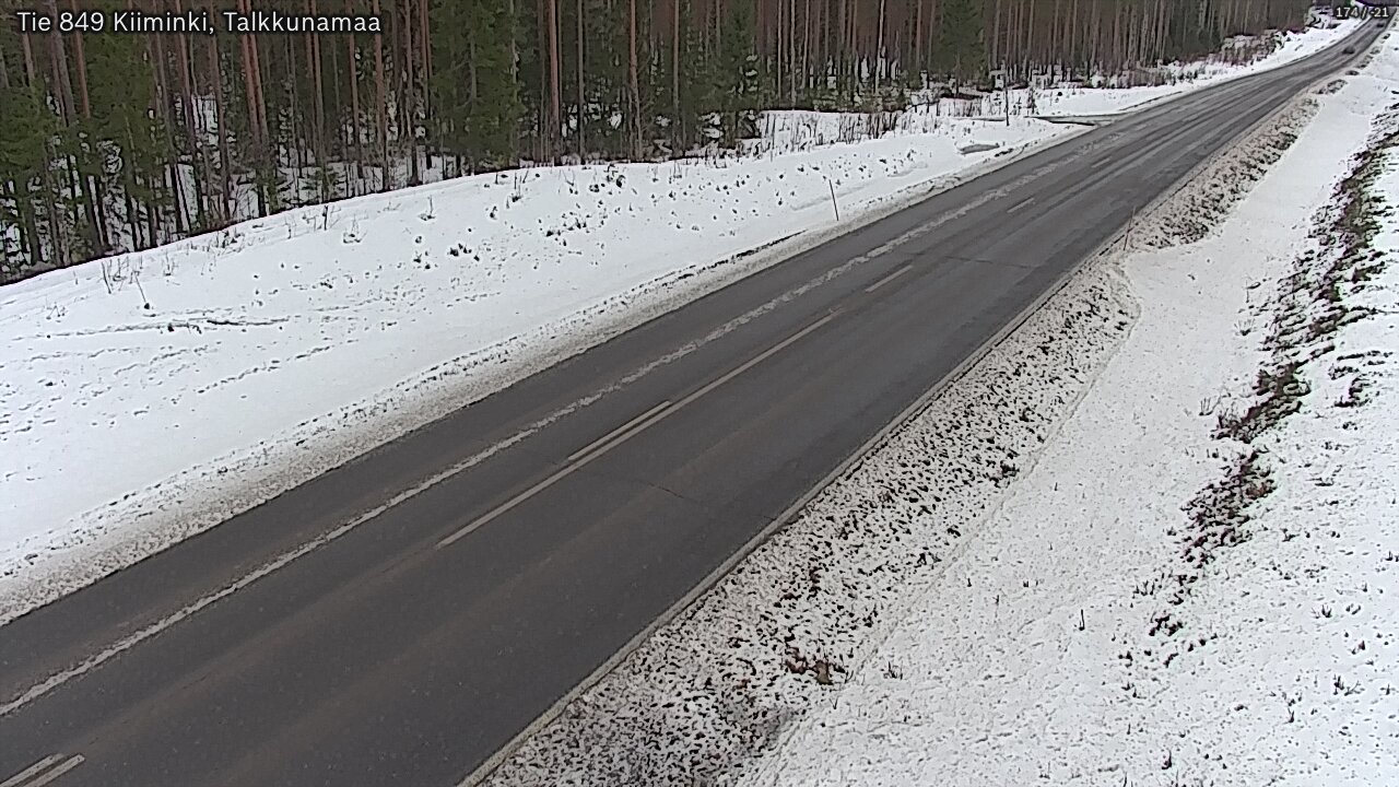 Kelikamerat Kuva Tie 849 Kiiminki, Talkkunamaa, Oulu, Pohjois-Pohjanmaa