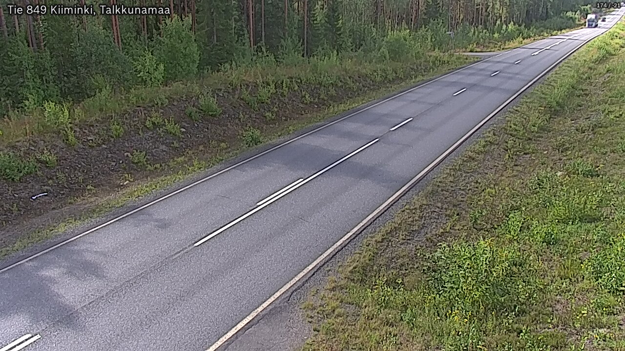 Weather Camera Image Road 849 Kiiminki, Talkkunamaa, Oulu, Pohjois-Pohjanmaa