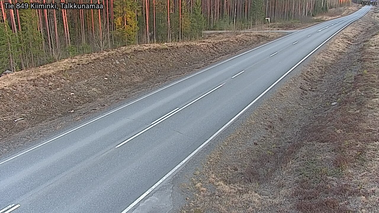 Kelikamerat Kuva Tie 849 Kiiminki, Talkkunamaa, Oulu, Pohjois-Pohjanmaa