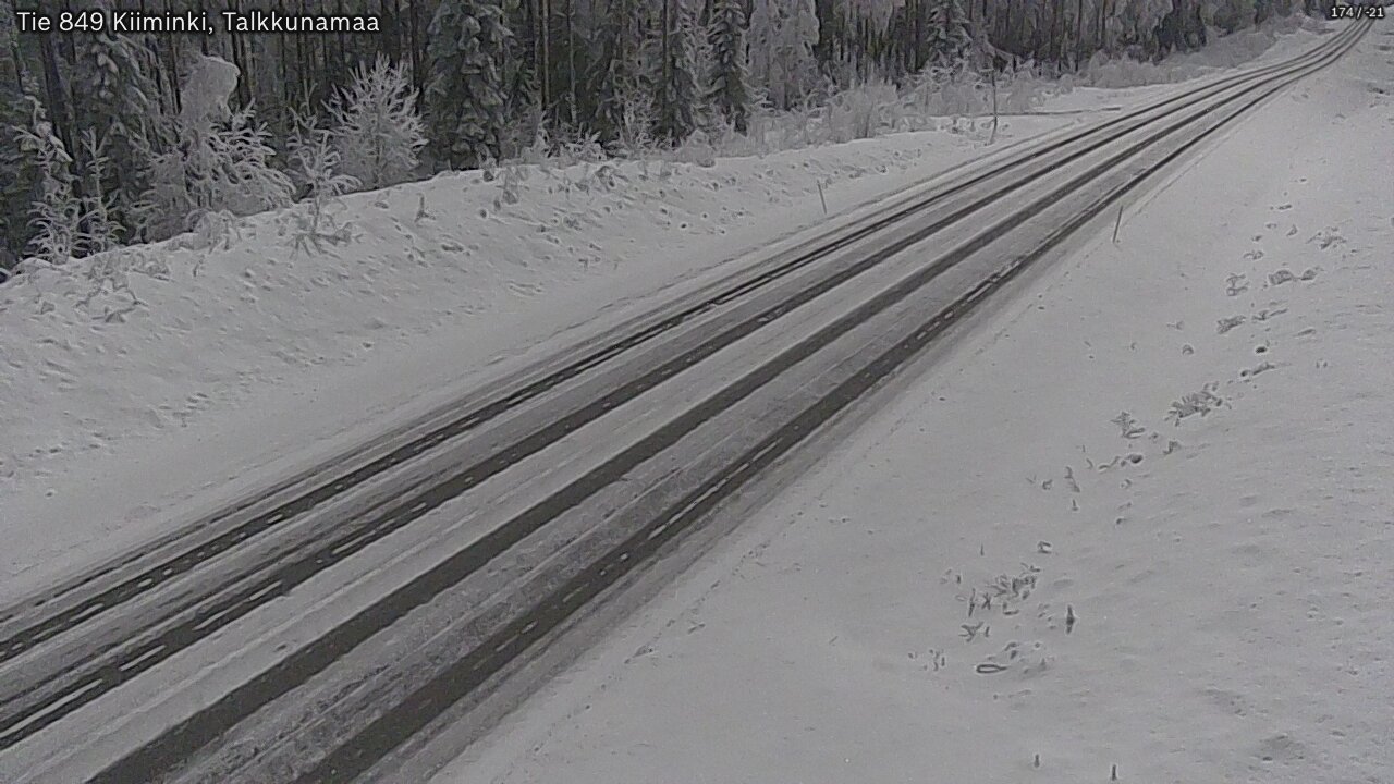 Kelikamerat Kuva Tie 849 Kiiminki, Talkkunamaa, Oulu, Pohjois-Pohjanmaa