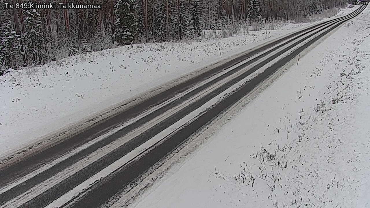 Kelikamerat Kuva Tie 849 Kiiminki, Talkkunamaa, Oulu, Pohjois-Pohjanmaa