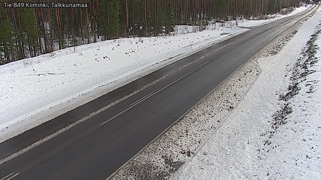 Kelikamerat Kuva Tie 849 Kiiminki, Talkkunamaa, Oulu, Pohjois-Pohjanmaa