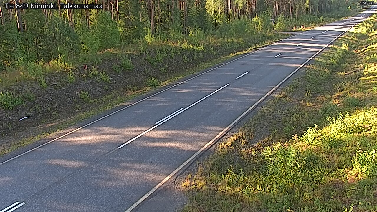Kelikamerat Kuva Tie 849 Kiiminki, Talkkunamaa, Oulu, Pohjois-Pohjanmaa