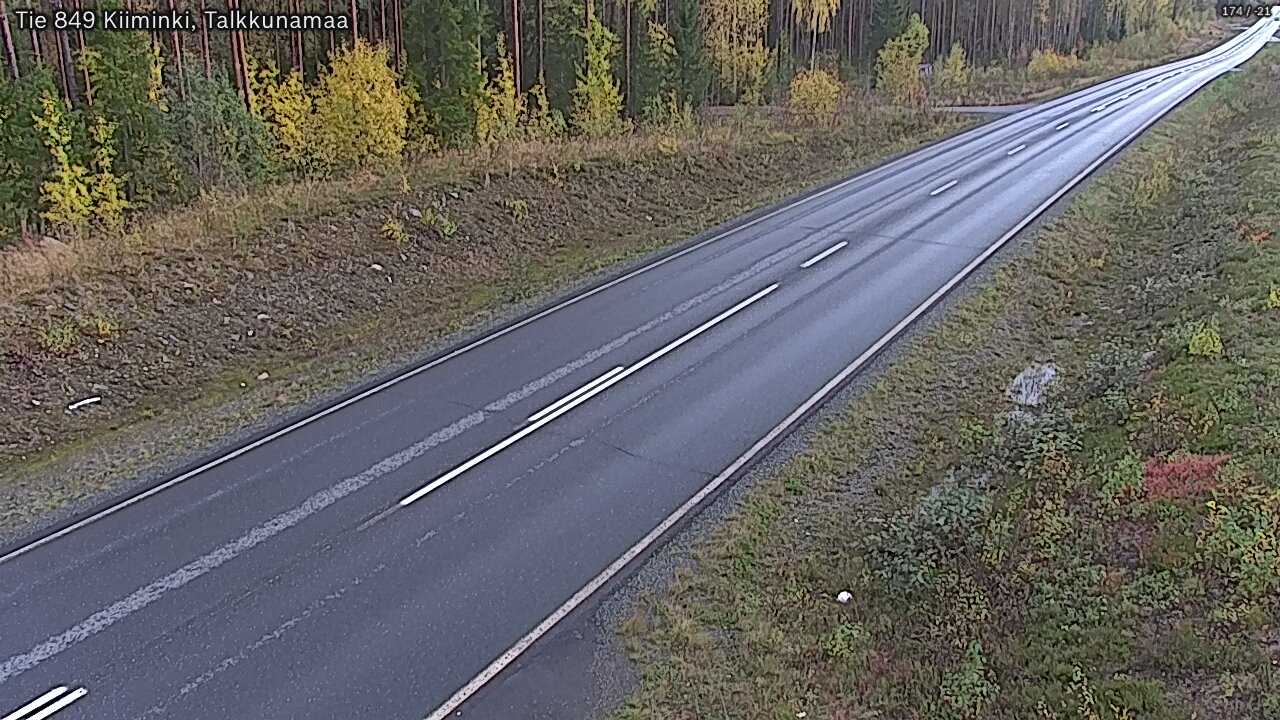 Kelikamerat Kuva Tie 849 Kiiminki, Talkkunamaa, Oulu, Pohjois-Pohjanmaa