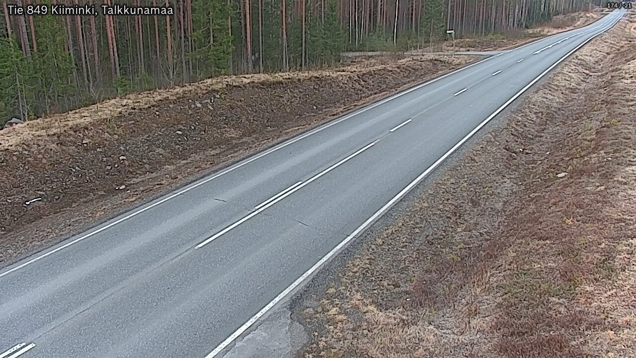 Kelikamerat Kuva Tie 849 Kiiminki, Talkkunamaa, Oulu, Pohjois-Pohjanmaa