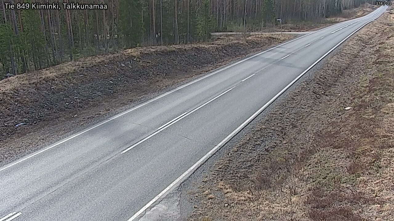 Kelikamerat Kuva Tie 849 Kiiminki, Talkkunamaa, Oulu, Pohjois-Pohjanmaa