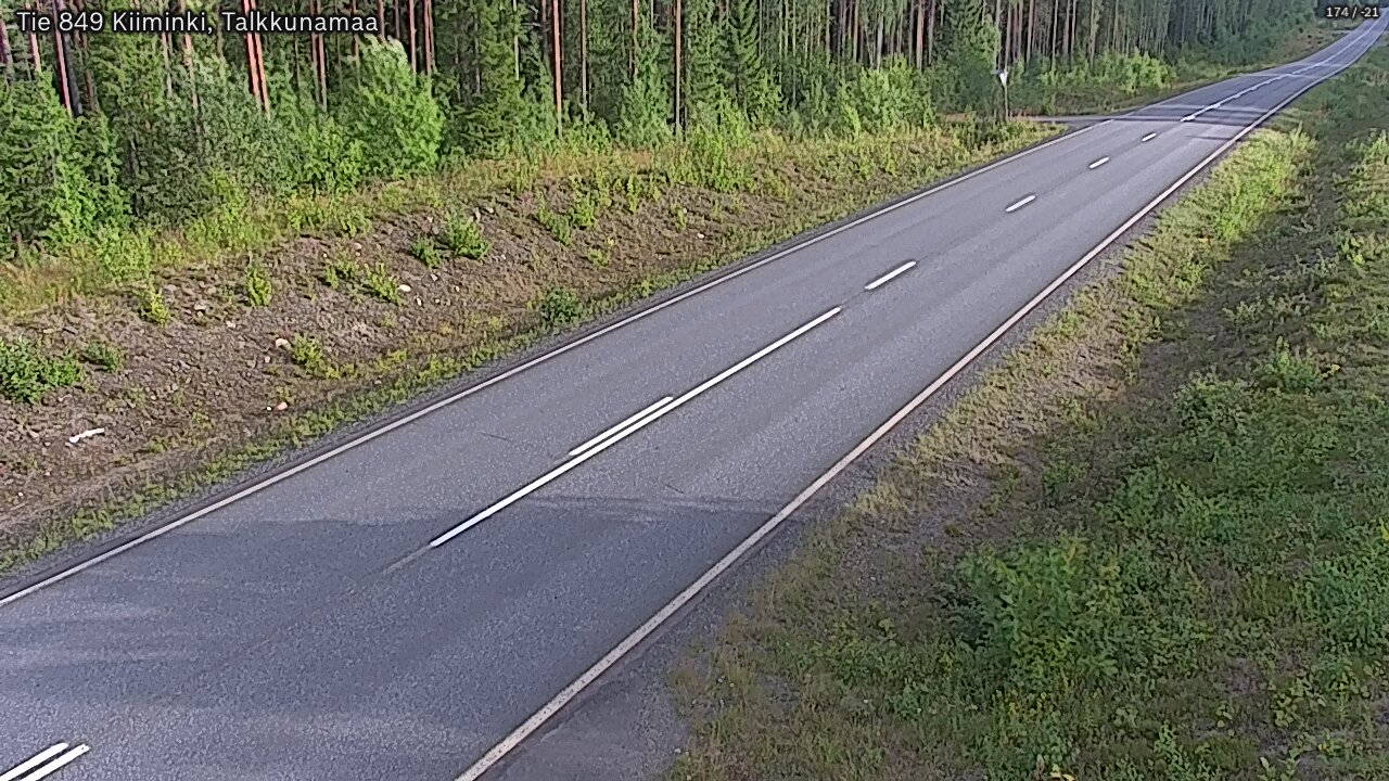 Kelikamerat Kuva Tie 849 Kiiminki, Talkkunamaa, Oulu, Pohjois-Pohjanmaa